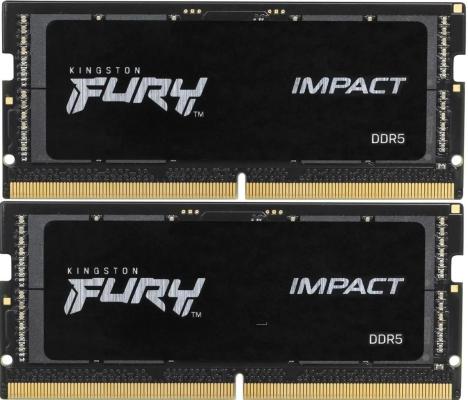 Оперативная память для ноутбука Kingston Fury Impact SO-DIMM 32Gb DDR5 5600 MHz KF556S40IBK2-32
