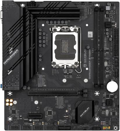 Материнская плата MB Maxsun <MS-Challenger B760M> LGA1700 <B760> 1*PCIEx16, 1*PCIEx4,  2*M.2 , 3*SATA3, HDMI+VGA, mATX, 2*DDR4
