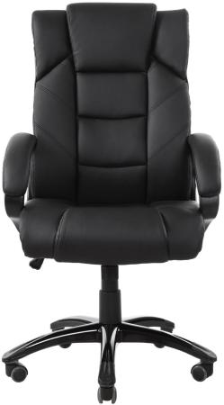 Кресло офисное BRABIX "Bliss MS-004", 6 массажных модулей, экокожа, черное, 532522