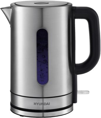 Чайник электрический Hyundai HYK-S2506 2200 Вт серебристый 1.7 л металл