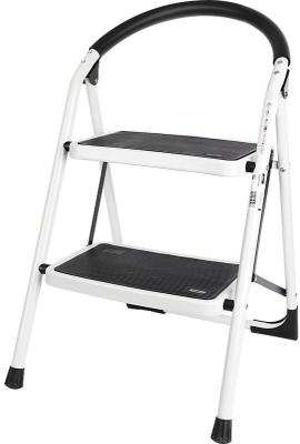 Стремянка стальная двухступенчатая Deli DL509012 макс.высота 460мм, до 150кг, ступени 360x270мм