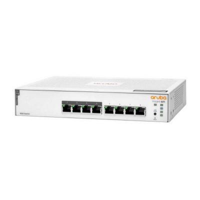 JL811A HPE Коммутатор Aruba Instant On 1830 8G Web-managed  4p Class4 PoE 65W fanless Switch