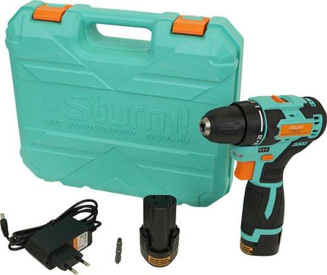 Дрель-шуруповерт Sturm! CD3512BL аккум. патрон:быстрозажимной (кейс в комплекте)
