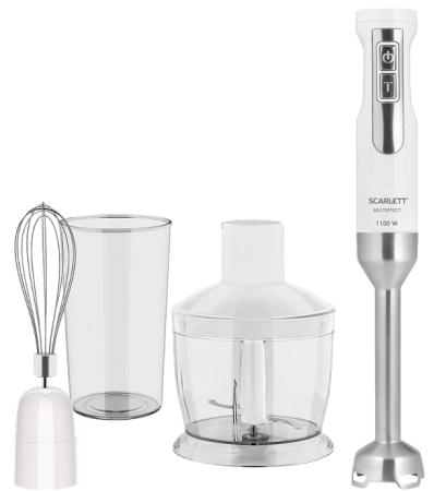 Блендер погружной Scarlett SC-HB42F09 1100Вт белый