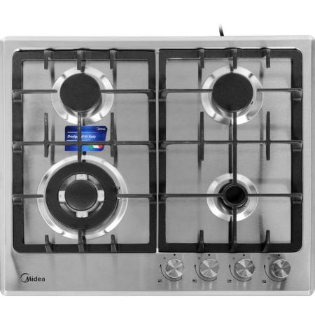 Газовая варочная поверхность Midea MG643TX нержавеющая сталь