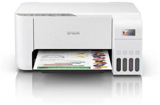 МФУ струйный Epson EcoTank L3256 (A4, принтер/сканер/копир, 5760x1440dpi, 33чб/15цв. ppm, СНПЧ, Ink003, WiFi, USB) (C11CJ67524)
