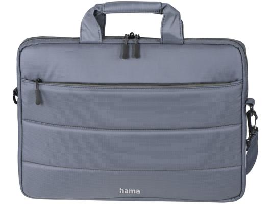 Сумка для ноутбука 13.3" Hama Toronto серый/голубой нейлон (00216567)