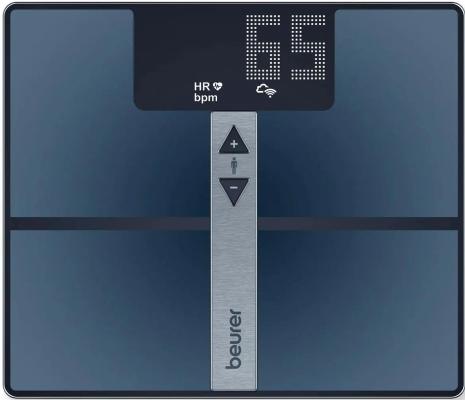 Весы напольные электронные Beurer BF980 WIFI/BT макс.180кг черный