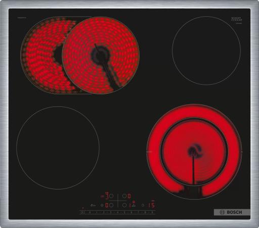 Варочная панель электрическая Bosch PKN645FP2E черный