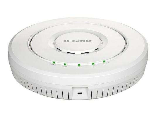 Точка доступа/ DWL-8620AP AC2600 Wi-Fi Unified PoE Access Point, 2x1000Base-T LAN, 4x4dBi (5GHz)/3dBi (2,4GHz) internal antennas, RJ45 Console, w/o power adapter