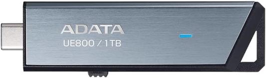 Флеш Диск A-DATA 1TB <AELI-UE800-1T-CSG> Elite UE800, USB 3.2/TypeC, Серый, металлич.1000/1000 Mb/s