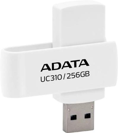 Флеш Диск A-DATA 256GB <UC310-256G-RWH> UC310, USB 3.2, белый
