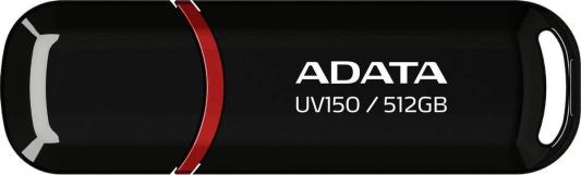 Флеш Диск A-DATA 512GB <AUV150-512G-RBK> UV150, USB 3.2, Черный