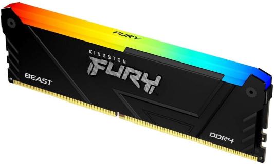 Оперативная память для компьютера Kingston Fury Beast RGB DIMM 32Gb DDR4 3600 MHz KF436C18BB2A/32
