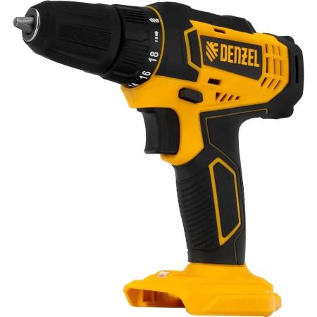 Дрель-шуруповерт аккумуляторная CDL-18-0, Li-Ion, 18 В // Denzel