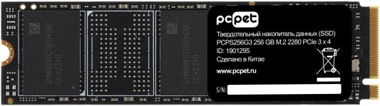 SSD накопитель PCPet PCPS256G3 256 Gb PCI-E 4.0 х4