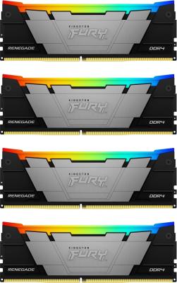 Оперативная память для компьютера Kingston Fury Renegade RGB DIMM 128Gb DDR4 3200 MHz KF432C16RB2AK4/128