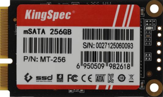 SSD накопитель Kingspec MT-256 256 Gb mSATA