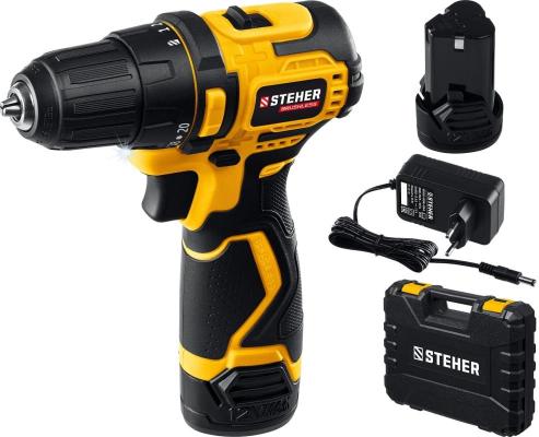 Дрель-шуруповёрт Steher CDB-120-2