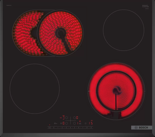 Варочная панель электрическая Bosch PKN651FP2E черный