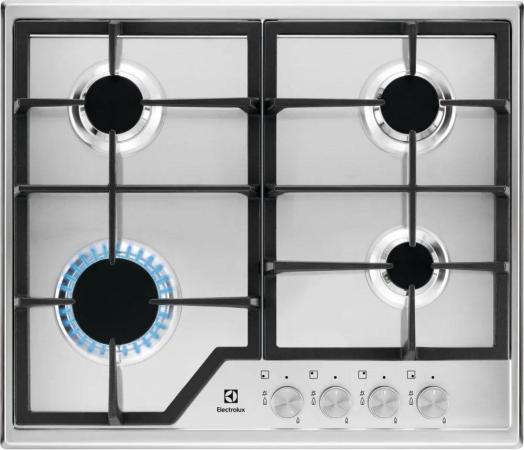 Варочная панель газовая Electrolux KGS6426SX нержавеющая сталь
