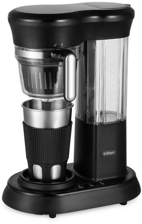 Кофемашина KITFORT КТ-7141 600 Вт черный нержавеющая сталь