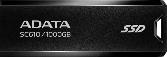 Внешний SSD диск mSATA 1 Tb USB 3.2 ADATA SC610 черный