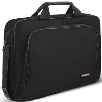 Сумка ExeGate Office F1596 Black, черная, полиэстер, для ноутбуков до 15.6"