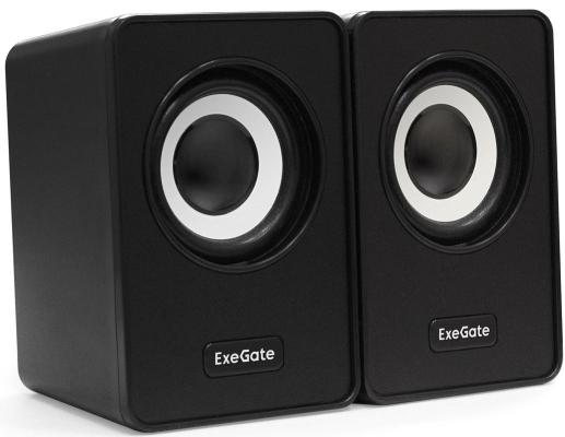 Акустическая система 2.0 ExeGate Disco 120 (питание USB, 2х3Вт (6Вт RMS), 100-20000Гц, черный, Color Box)