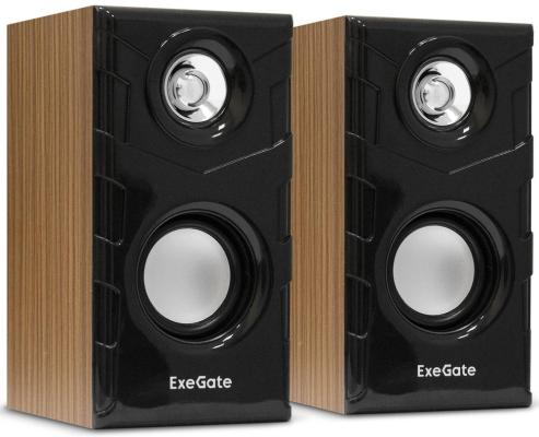 Акустическая система 2.0 ExeGate Tango 316 (питание USB, 2х3Вт (6 Вт RMS), 80-20000Гц, светлое дерево, Color Box)