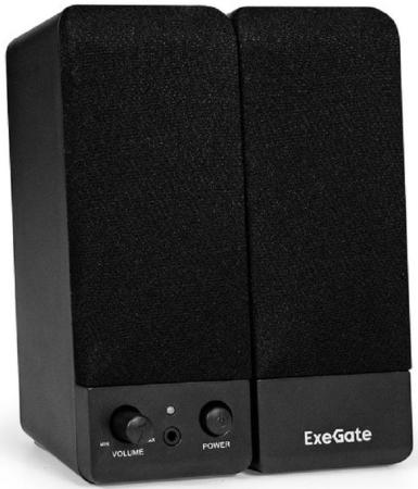 Акустическая система 2.0 ExeGate Accord 235 (Активная, питание 220В, 2х3Вт, 30-18000Гц, цвет черный, дерево, разъем для наушников, Color Box)