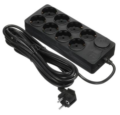 Сетевой фильтр Ippon BK-8-EU-5-10-B 5м (8 розеток) черный (коробка)