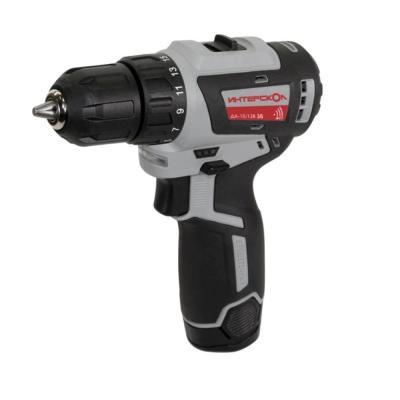 ИНТЕРСКОЛ  ДА-10/12В 38 МиниМАКС бесщеточная аккум. дрель-шуруповерт [757.3.2.40] { Li-ion, кейс, 2 аккум., 3,0Ач, ЗУ }