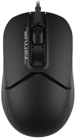 Мышь A4Tech Fstyler FM12T черный оптическая (1200dpi) USB для ноутбука (2but)
