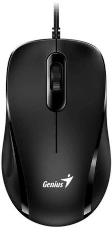 Мышь проводная Genius DX-101 black, 1200dpi, USB (31010026400)