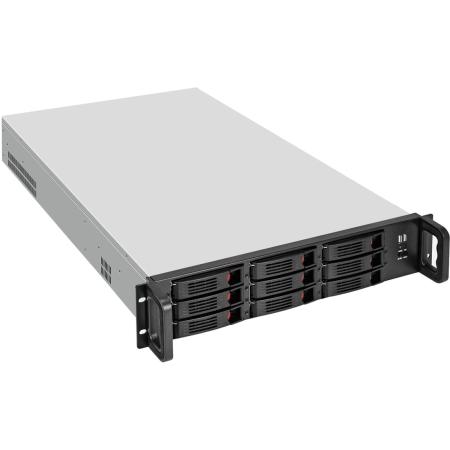 Серверный корпус ExeGate Pro 2U650-HS09 <RM 19", высота 2U, глубина 650, БП 2U-1080ADS, 9xHotSwap, 2*USB>