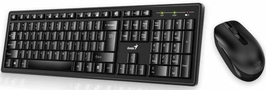 Комплект кл-ра+мышь беспроводн. Genius Smart KM-8200 black/grey USB (31340003421)