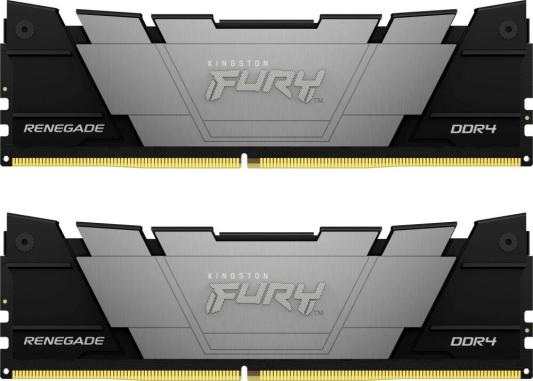 Оперативная память для компьютера Kingston Fury Renegade Black DIMM 16Gb DDR4 3200 MHz KF432C16RB2K2/16