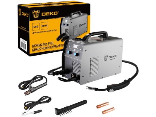 DEKO Сварочный полуавтомат MIG/MAG 250А DKWM250A PRO 051-4687