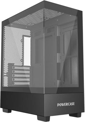 Powercase Vision Micro M, Tempered Glass, чёрный, mATX  (CVMMB-L0)