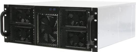 Procase RE411-D0H17-E-55 Корпус 4U server case,0x5.25+17HDD,черный,без блока питания,глубина 550мм,MB EATX 12"x13"