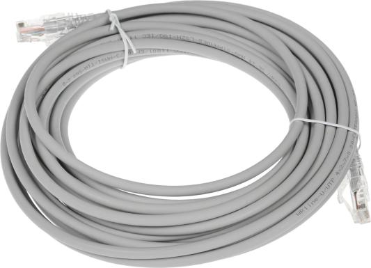 Патч-корд WRline WR-PC-RJ45-UTP-5E-10-GY UTP RJ-45 вил.-вилка RJ-45 кат.5E 10м серый LSZH (уп.:1шт)