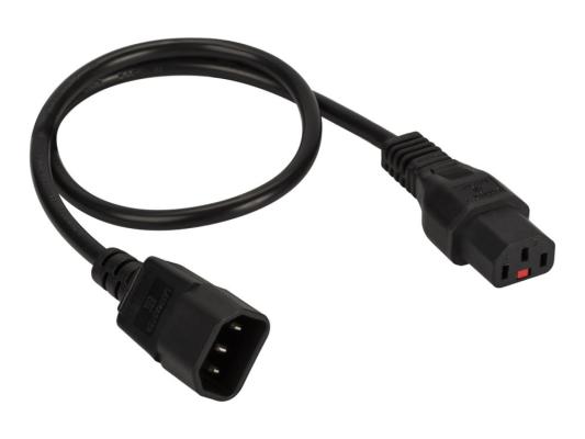 Кабель Lanmaster LAN-PP13L/14-2.0-BK C13-С14 проводник.:3x0.75мм2 2м 220В 10А черный