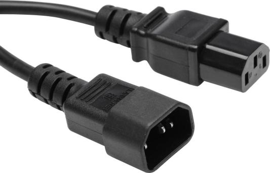 Шнур питания Lanmaster LAN-PP13/14-1.8-BK C13-С14 проводник.:3x0.75мм2 1.8м 220В 10А (упак.:1шт) черный