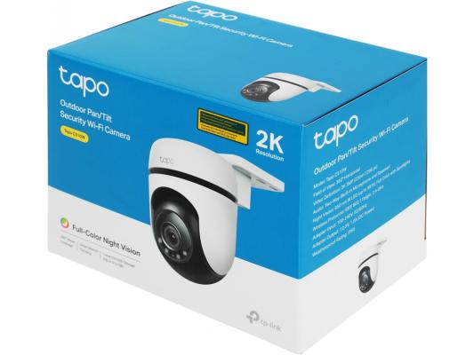 Outdoor Pan/Tilt Security Wi-Fi CameraSPEC: 2K (2304x1296), 2.4 GHz, Horizontal 360?FEATURE: Pan/Tilt, Color Night Vision, Smart Detection and Notifications (motion, people), Sound and Light Alarm, Remote Control, Two-Way Audio, Voice Control (Work