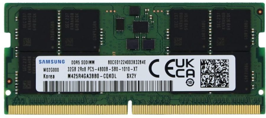 Оперативная память для ноутбука Samsung M425R4GA3BB0-CQK SO-DIMM 32Gb DDR5 4800 MHz M425R4GA3BB0-CQK