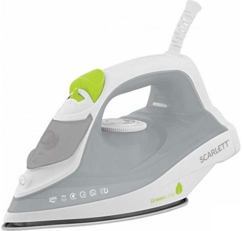 Утюг GREEN LINE SC-SI30K60 WHITE SCARLETT