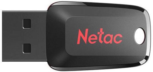 Флеш Диск Netac U197 4Gb <NT03U197N-004G-20BK>, USB2.0, пластиковая, черная
