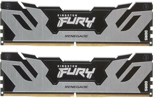 Оперативная память для компьютера Kingston Fury Renegade Silver DIMM 64Gb DDR5 6400 MHz KF564C32RSK2-64