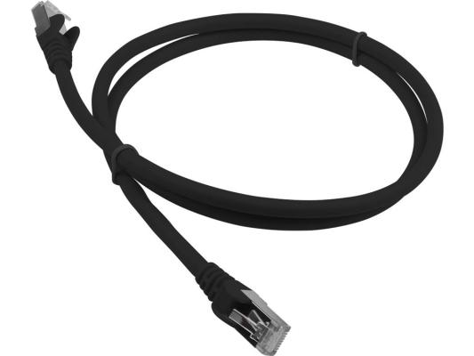 Патч-корд LANMASTER LSZH SFTP кат.6A, 0.5 м, черный
